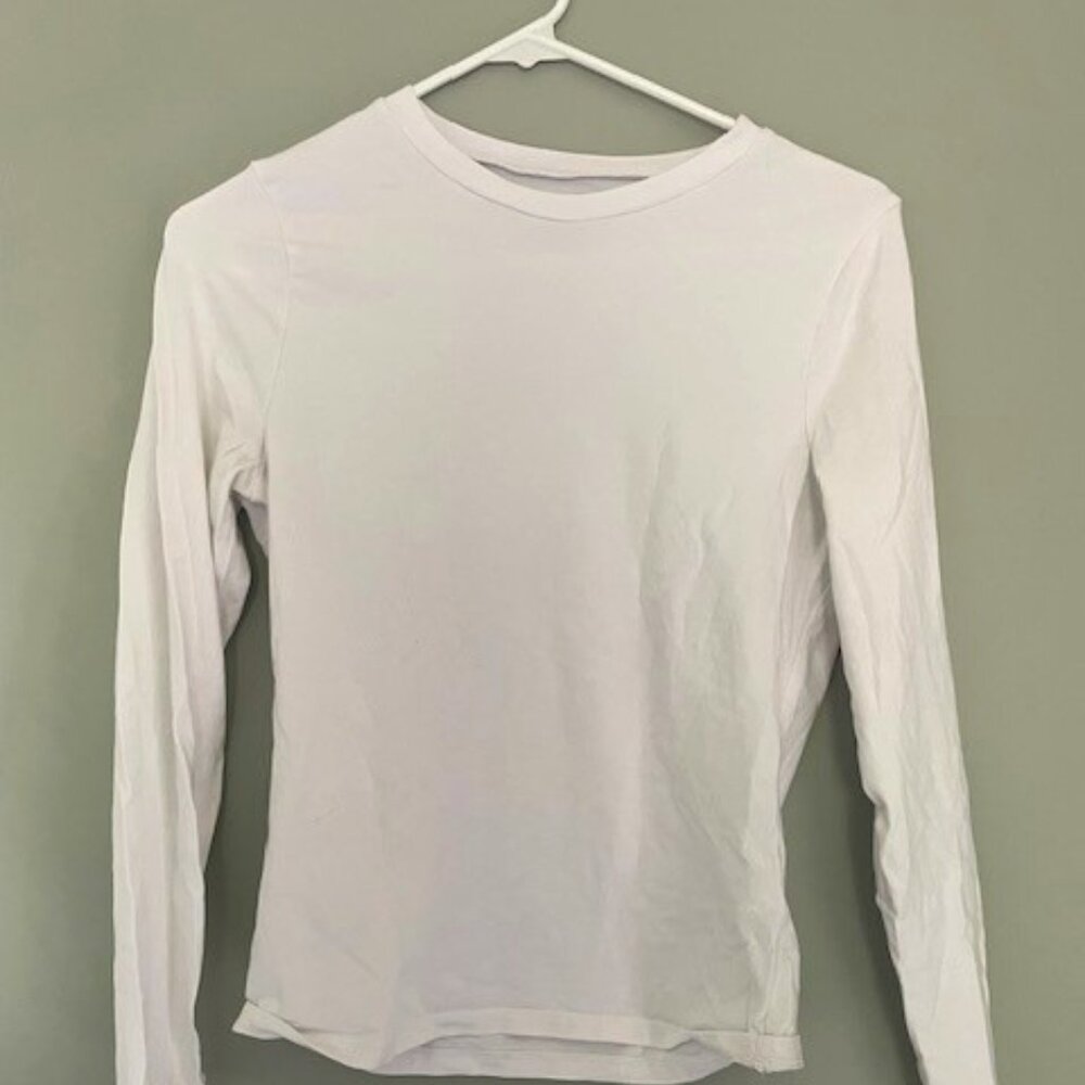 Long Sleeve White Tee